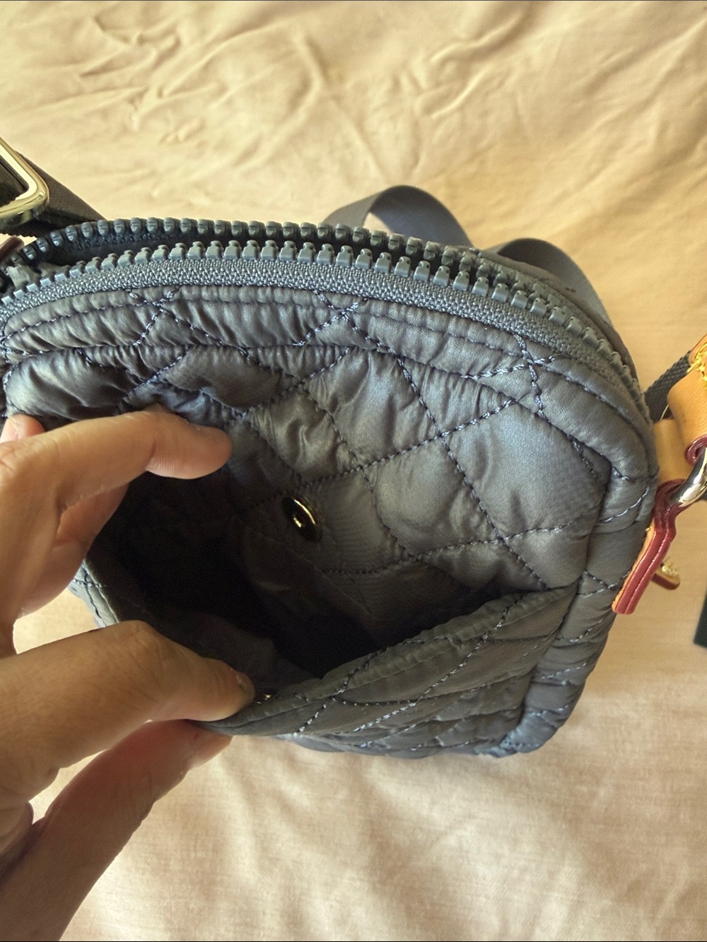 MZ Wallace Metro Crossbody XS in Magnet Rec - Picture 9 of 14
